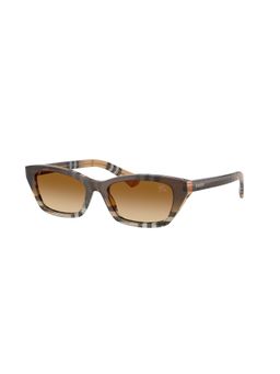 Burberry - Women Gradient Light Brown Lens Rectangle Sunglass - 0BE448842021352 (52)