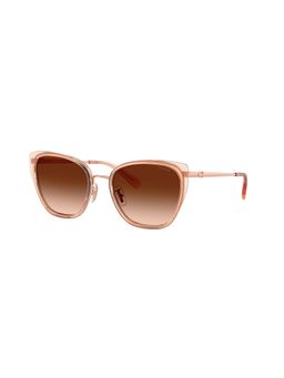 Coach - Women UV Protected Light Brown Square Sunglass - 0HC718794877453 (53)