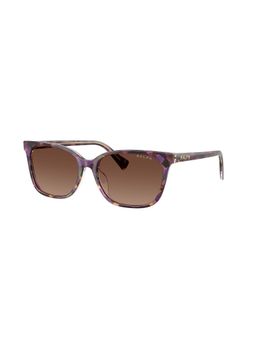 RALPH - Women Polarized Havana Square Sunglass - 0RA5348U6303T556 (56)