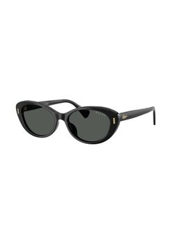 RALPH - Women UV Protected Black Oval Sunglass - 0RA5350U50018753 (53)