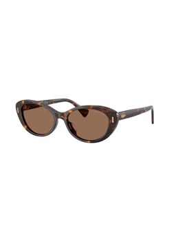 RALPH - Women UV Protected Havana Oval Sunglass - 0RA5350U50037353 (53)