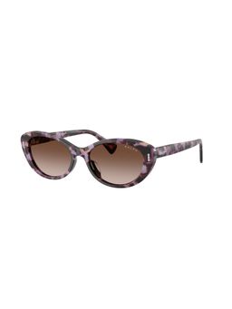 RALPH - Women Gradient Havana Oval Sunglass - 0RA5350U63421353 (53)