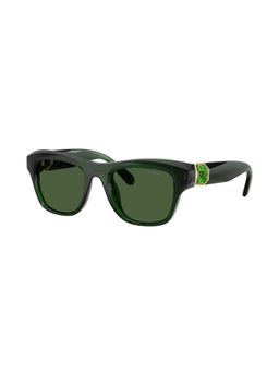 SWAROVSKI - Women UV Protected Green Pillow Sunglass - 0SK6056U10817150 (50)