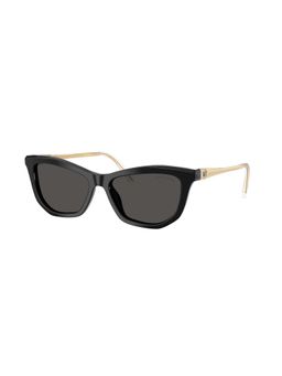 SWAROVSKI - Women UV Protected Black Cat Eye Sunglass - 0SK605710018756 (56)