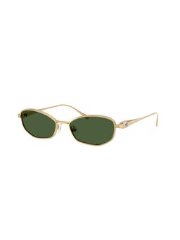 SWAROVSKI - Women UV Protected Gold Pillow Sunglass - 0SK704240047155 (55)