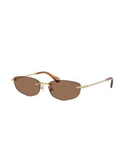SWAROVSKI - Women UV Protected Gold Sunglass - 0SK7045D40047357 (57)