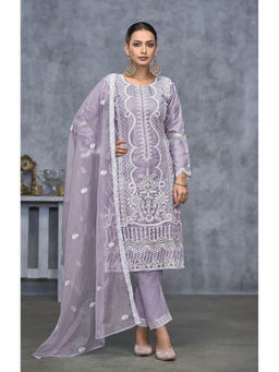 Autumnlane - Mayuri Lavender Kurta With Pant & Dupatta