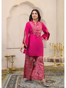 Autumnlane - Pink Embroidery Premium Co-Ord Set