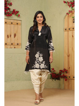 Autumnlane - Embroidery Premium Kurta With Dhoti Pant