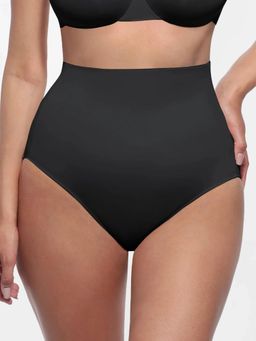Shop The Edit - Black High-Waist Tummy Control Shaping Brief