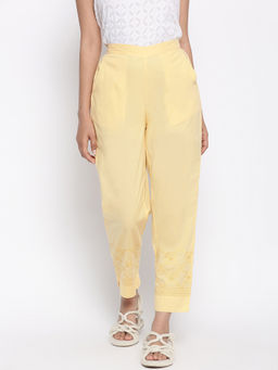 Fabindia - FabBasics Cotton Casual Tapered Pant