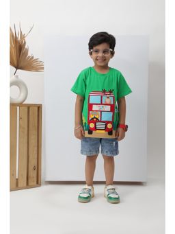 Kiyo Miyo - Green Safari Tour Bus T-Shirt