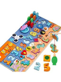 JOUETS BY EDUSPARK - 7-In-1 Educational Toy Set Wooden Educational Learning Toys