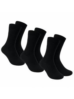 Mint & Oak - Solid Crew Socks for Men (Pack of 3)