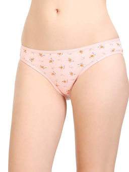 Bodycare - 100% Cotton Printed High Cut Panty (Pack Of 6)