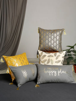 BLANC9 - Happy Place Cushion Cover (Pack of 5)