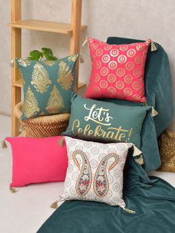 BLANC9 - Jashan Cotton Cushion Covers (Pack of 5)