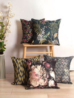 BLANC9 - Midnight Beauty Cushion Cover Set (Pack of 5)