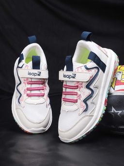 LIBERTY - Leap7x JAMIE 62 Sports Non Lacing Cream Walking Shoes