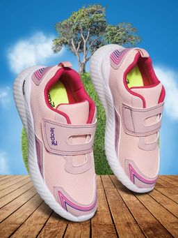 LIBERTY - Leap7x NITKID 2 Sports Non Lacing Peach Walking Shoes