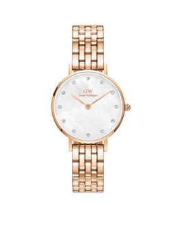 Daniel Wellington - Petite Lumine 28 5-Link RG MOP Off White Women Analog Watch - DW00100613