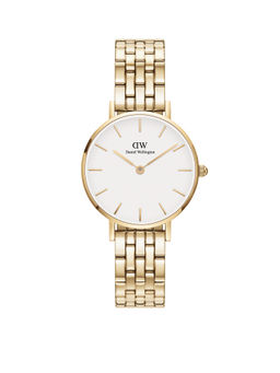 Daniel Wellington - Petite 28 5-Link G White Women Analog Watch - DW00100614