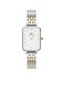 Daniel Wellington - Quadro Lumine Link G-S White Women Analog Watch - DW00100625