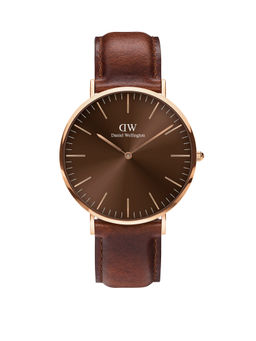 Daniel Wellington - Classic 40 Mawes RG Amber Men Analog Watch - DW00100627