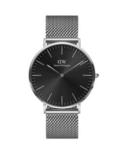 Daniel Wellington - Classic 40 Sterling Black Onyx Men Analog Watch - DW00100629