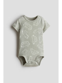 H&M - Kids Green Printed Bodysuit
