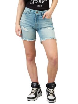 Spykar - Women Blue Casual Shorts