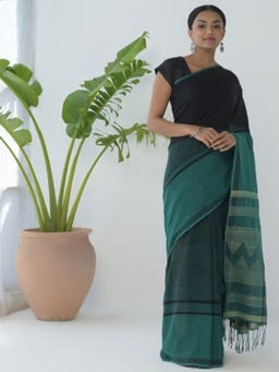 Fabindia - Cotton Silk Woven Sari