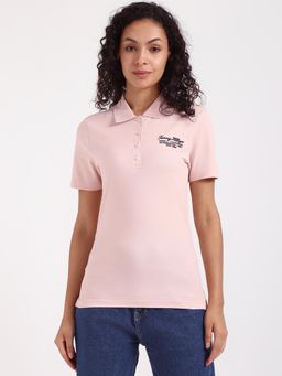 Tommy Hilfiger - Womens Pink Polo T-Shirt