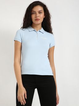 Tommy Hilfiger - Womens Blue Polo T-Shirt