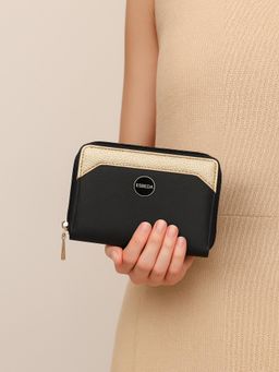 ESBEDA - Black Classic Zipper Wallet