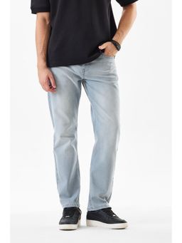 Snitch - Light Blue Solid Comfortable Casual Jeans