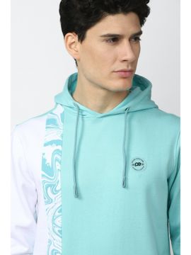 Peter England Sweatshirts : Buy Peter England Men Blue Patterned Hooded  Neck Sweatshirt Online | Nykaa Fashion