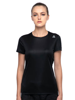 Reebok - RE SS TEE Black Running T-Shirt
