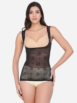 Da Intimo - Net Camisole Shapewear - Black