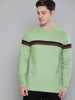 DILLINGER - Men's Green Solid T-shirt