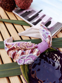 Diya Aswani - Purple Popsical hairband