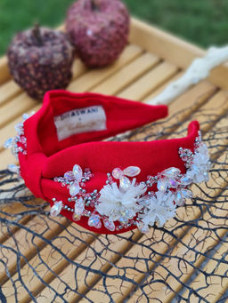 Diya Aswani - Hot Red Collision Candy Hairband