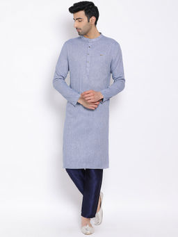 Devoiler - Blue Kurta