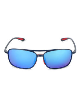 Daniel Klein - Blue Rectangle Sunglasses