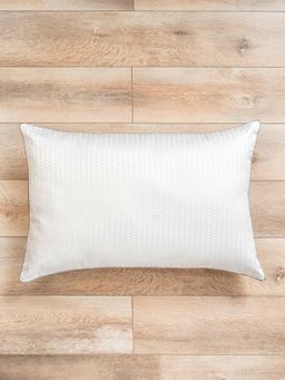 Ddecor Live Beautiful - White Microfibre Pack of 1 White Pillow