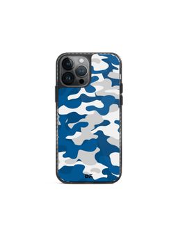 DailyObjects - Camouflage Blue Stride 2.0 Case Cover For iPhone 13 Pro Max - 6.7 inch