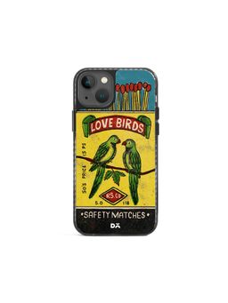 DailyObjects - Love Birds Matchbox Stride 2.0 Case Cover For iPhone 13 - 6.1 inch