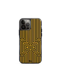DailyObjects - Maze Ochre Stride 2.0 Case Cover For iPhone 13 Pro Max - 6.7 inch