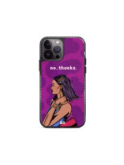 DailyObjects - No thanks Stride 2.0 Case Cover For iPhone 13 Pro Max - 6.7 inch