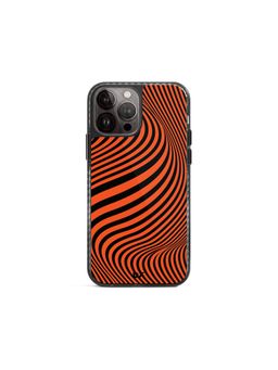 DailyObjects - Tangerine Waves Stride 2.0 Case Cover For iPhone 13 Pro - 6.1 inch